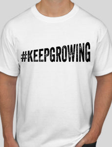 #KEEPGROWING T (wht)