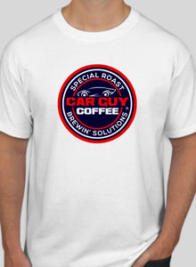 Car Guy Coffee POD Logo T (wht)