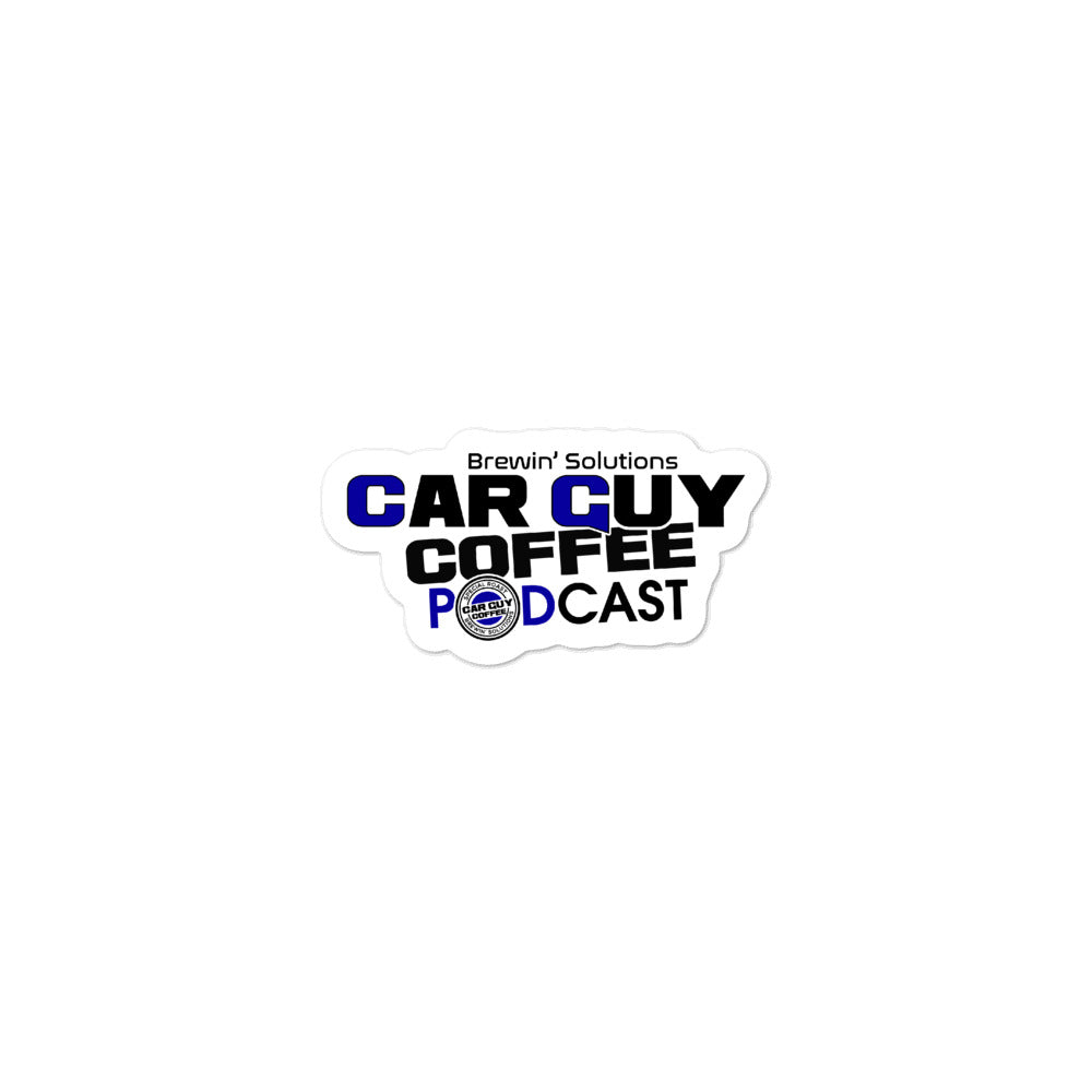 Car Guy Coffee Bubble-free stickers